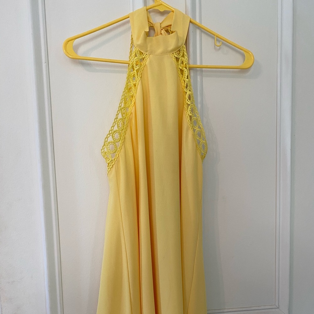 Lulus yellow dress size S